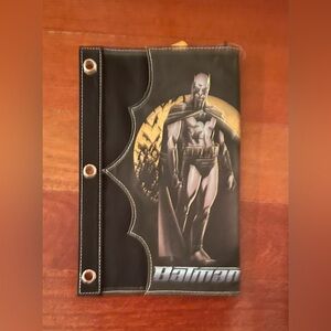 NEW Pencil Case Batman Boy Pouch 3 Ring Binder Pen Zipper School Office Supplies